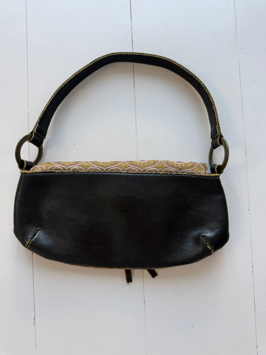 Brown mini shoulder bag