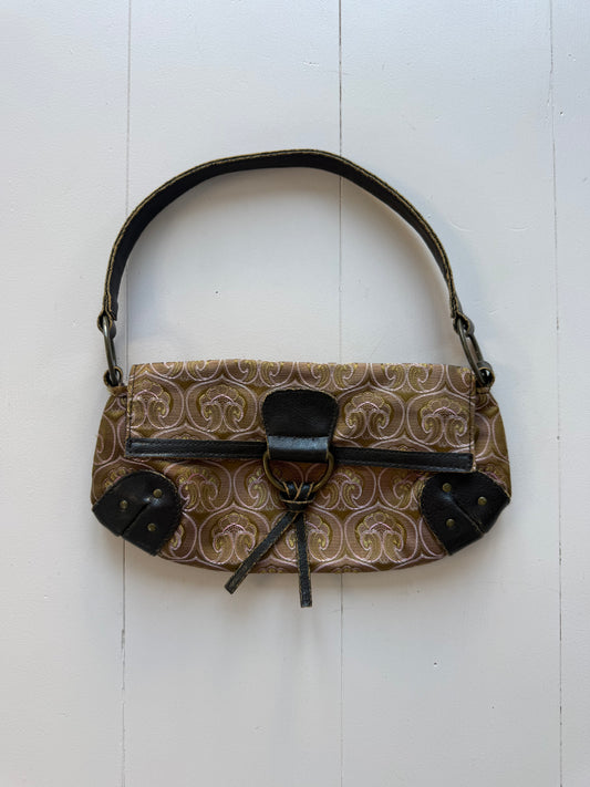 Brown mini shoulder bag