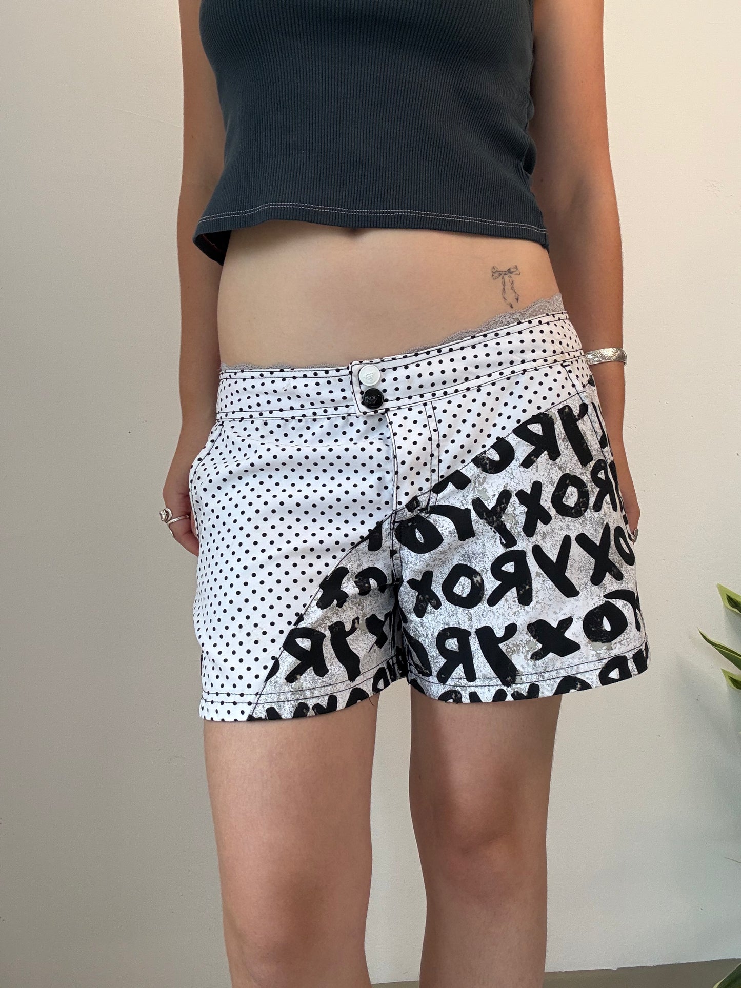 Roxy graphic low rise board shorts