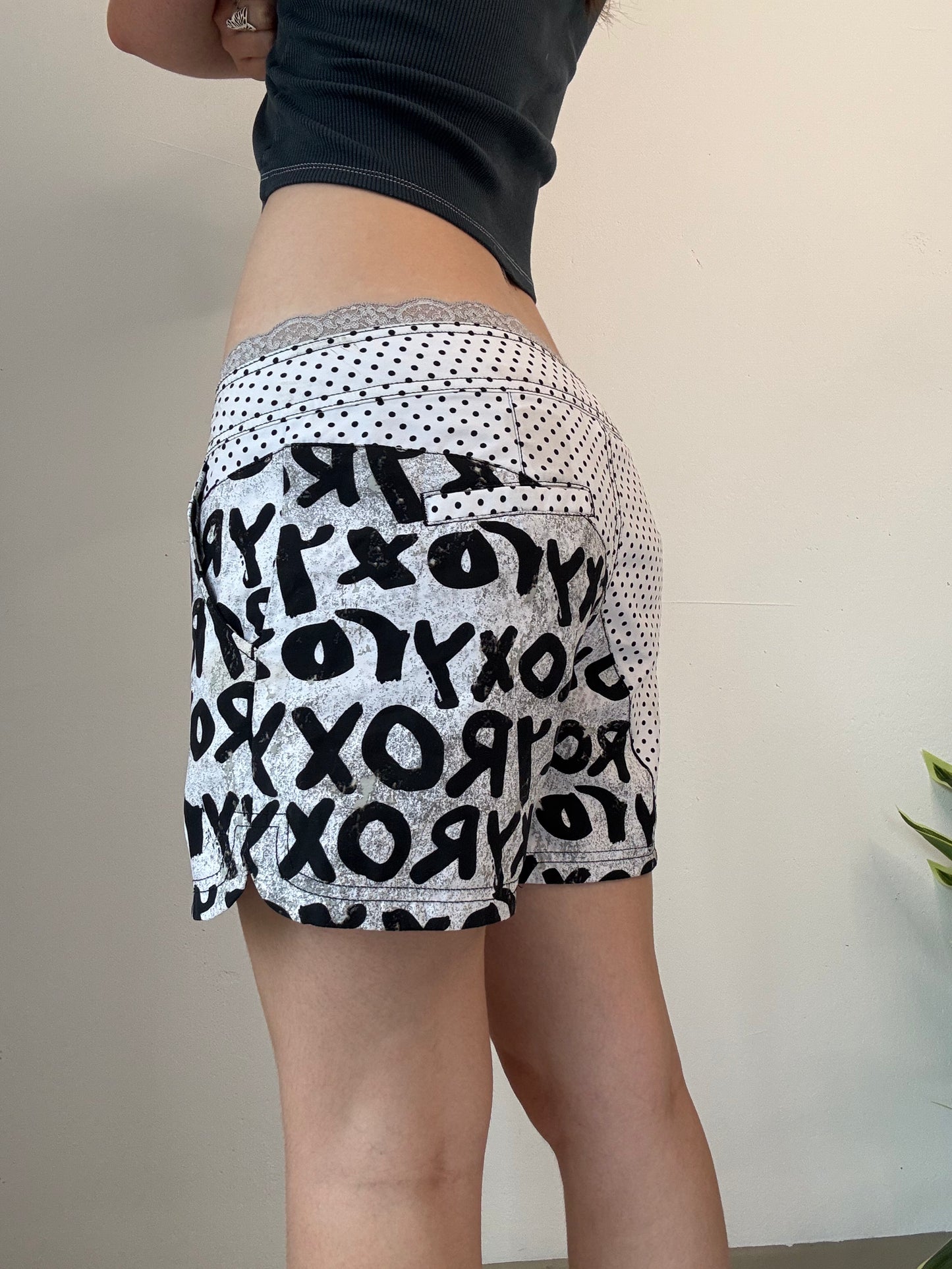 Roxy graphic low rise board shorts