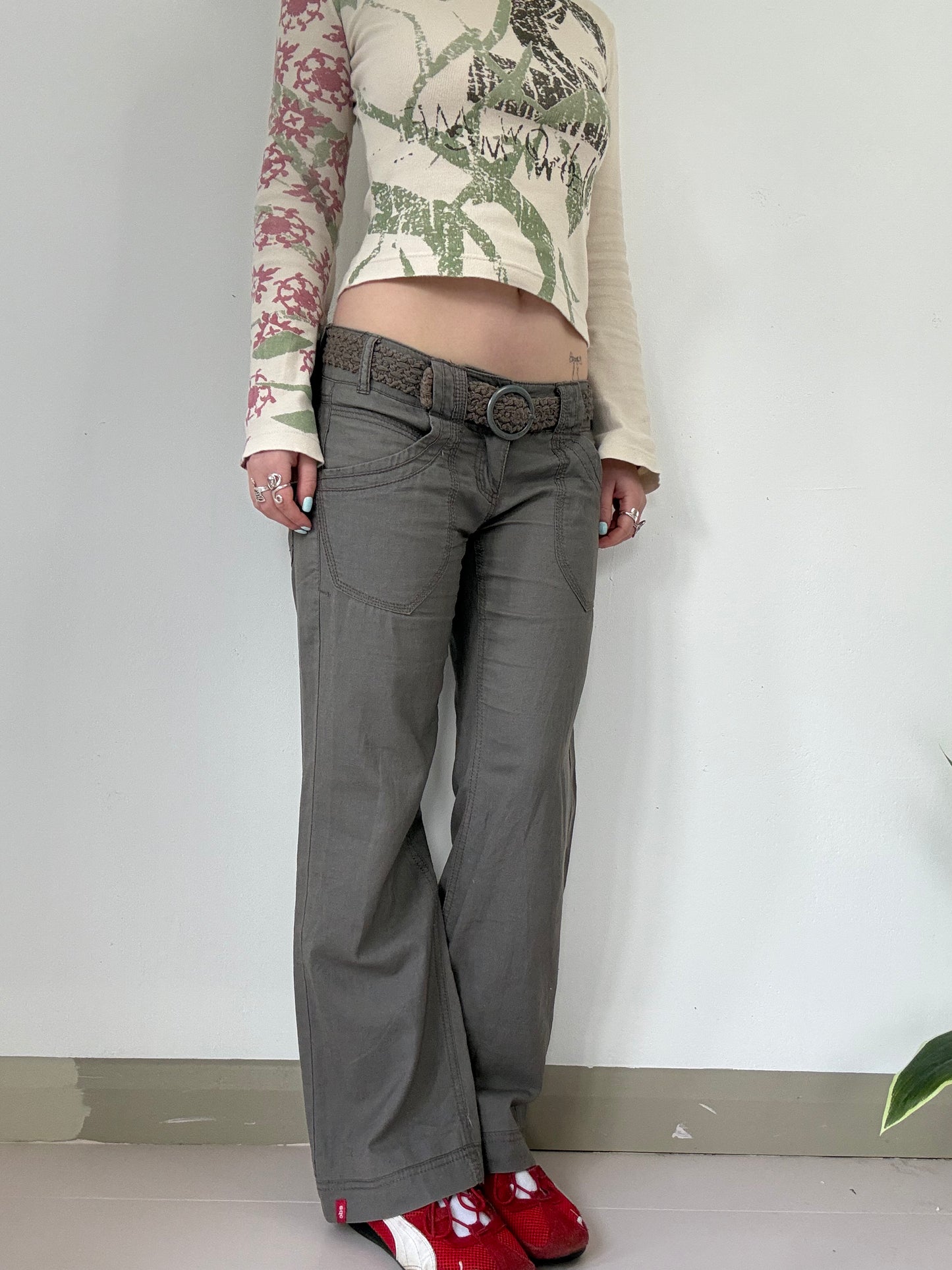 Vintage Espirit low rise brown trousers