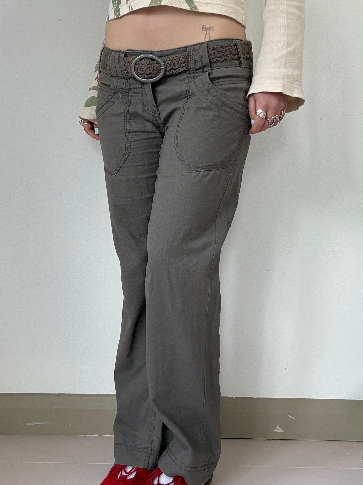 Vintage Espirit low rise brown trousers
