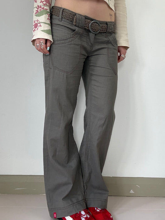 Vintage Espirit low rise brown trousers